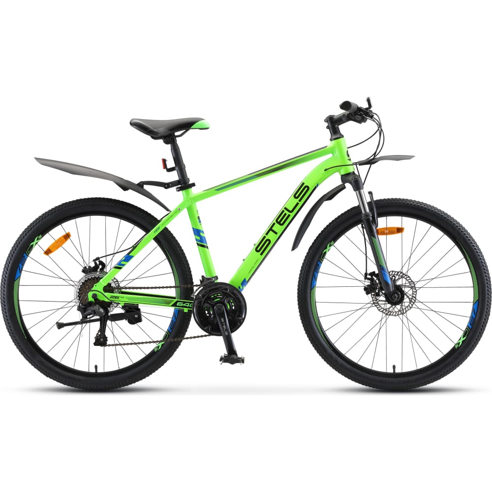 Велосипед 26 горный STELS Navigator 640 MD (2020) количество скоростей 24 рама алюминий 17 зеленый