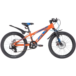 Велосипед NOVATRACK 20 Extreme оранж, алюм. 7 скоростей, FT35TS38SG-7 , Disc STG