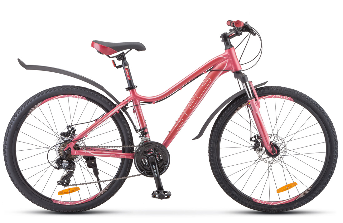 Велосипед 26 горный STELS Miss 6000 MD (2019) количество скоростей 21 рама 17 розовый