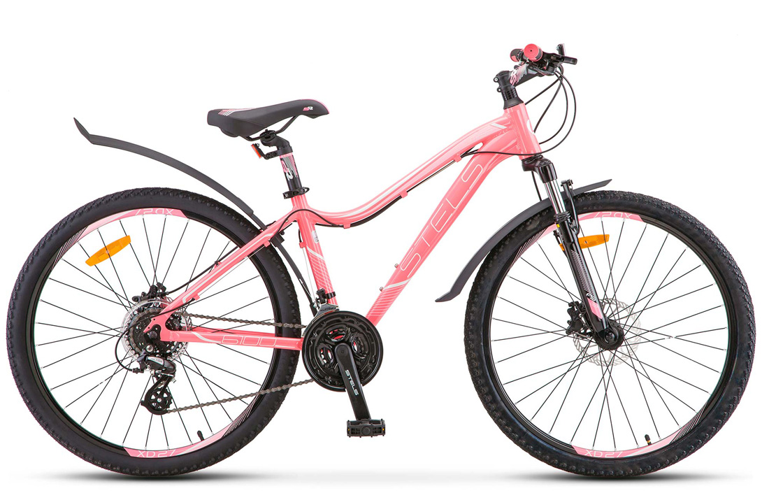 Велосипед 26 горный STELS Miss 6100 D (2019) количество скоростей рама 15 Светло-красный
